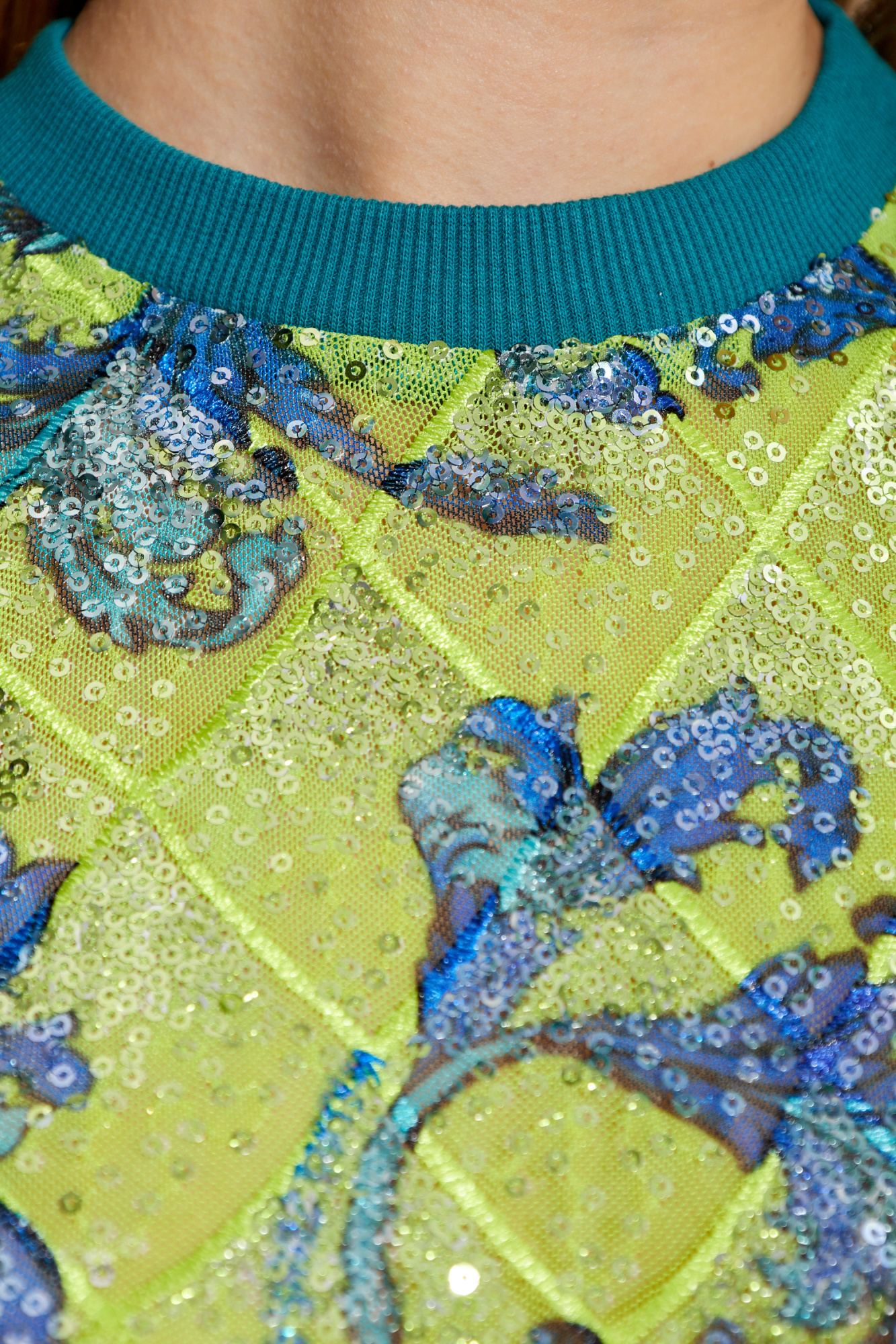 【新品希少】VERSACE GREEN JEANS ベルサーチ Green Sequin T-shirt Versace Jeans Couture - Vitkac AS